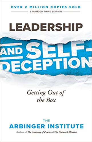 Image of the cover of the book "leadership and self deception"